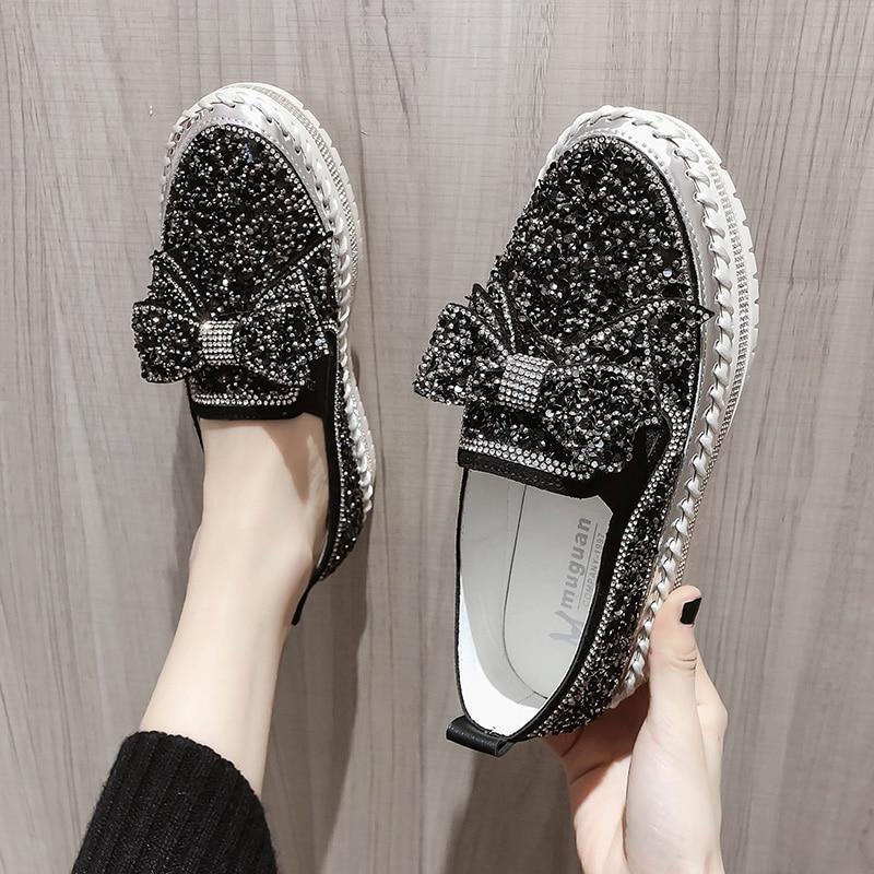 Mocassins à Strass pour Femmes