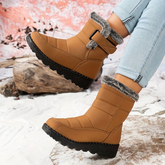 Bottes de Neige Montantes en Fourrure pour femmes