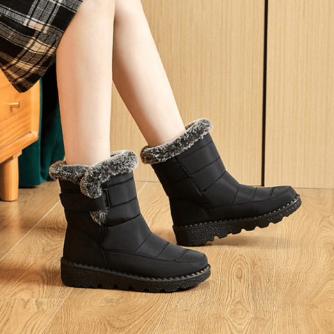 Bottes de Neige Montantes en Fourrure pour femmes