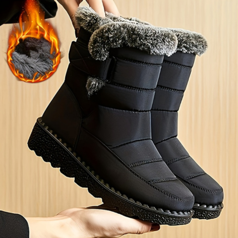 Bottes de Neige Montantes en Fourrure pour femmes