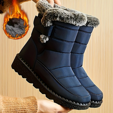 Bottes de Neige Montantes en Fourrure pour femmes