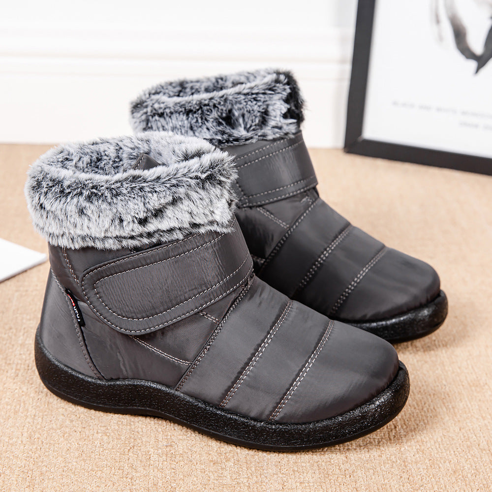 Bottes en fourrure imperméables pour l'hiver