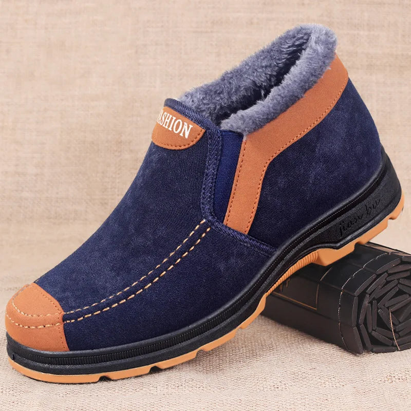 Chaussures d'hiver en coton pour hommes