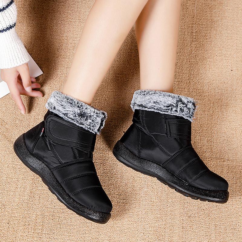 Bottes en fourrure imperméables pour l'hiver