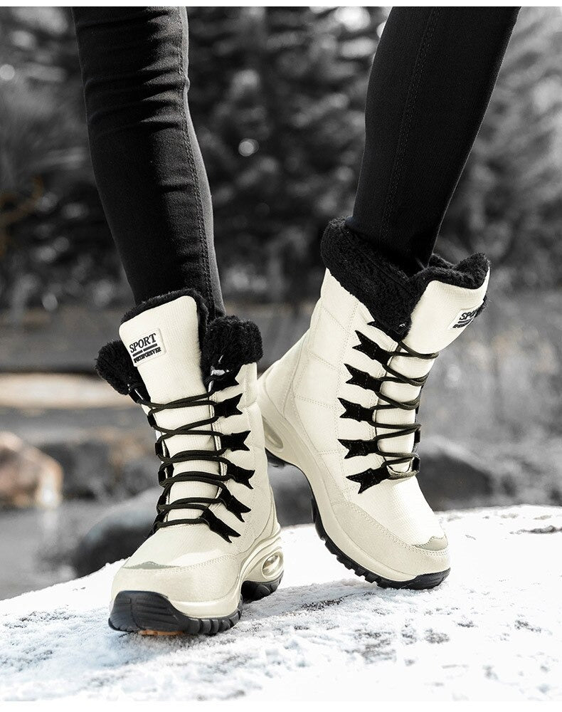 Bottes de neige à lacets pour Femmes