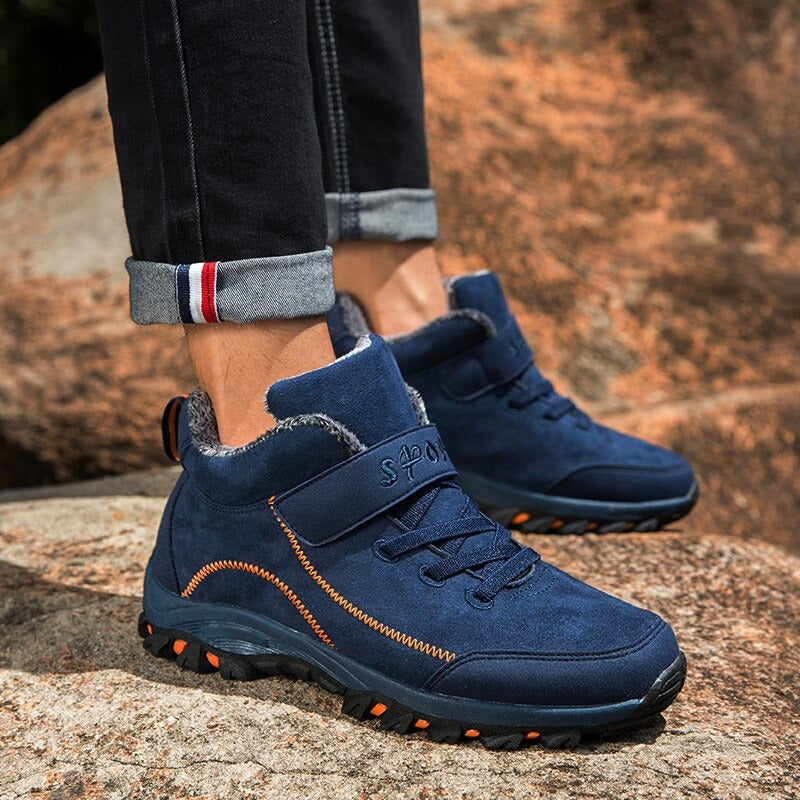 Bottines en daim imperméables pour hommes