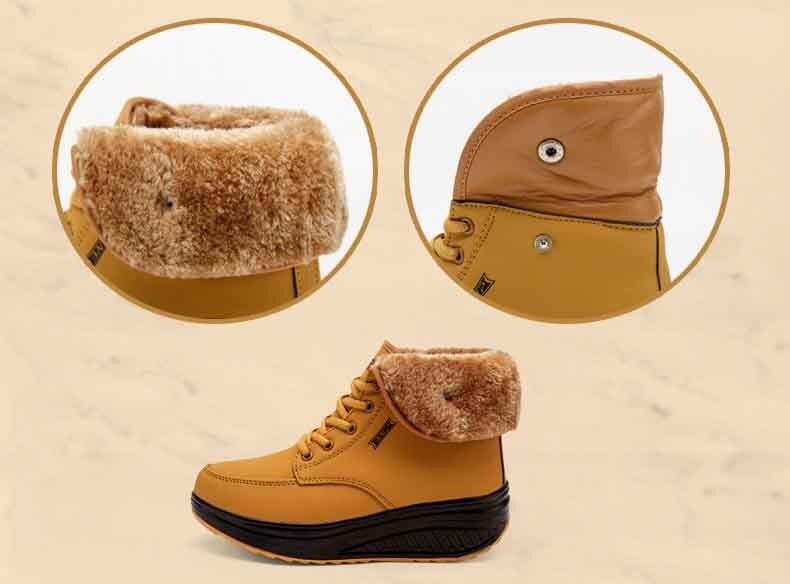 chaussures courtes en peluche pour femmes