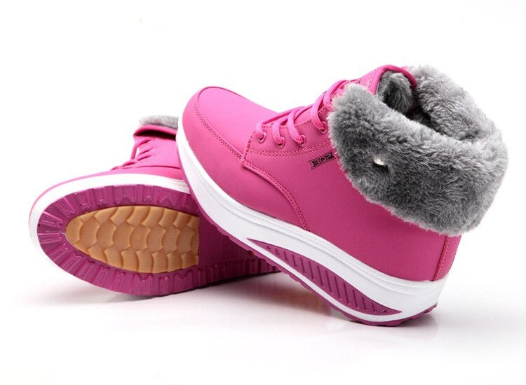 chaussures courtes en peluche pour femmes