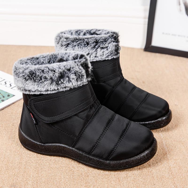 Bottes en fourrure imperméables pour l'hiver