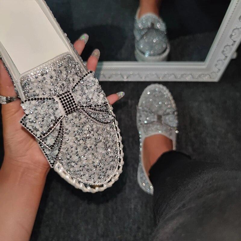 Mocassins à Strass pour Femmes