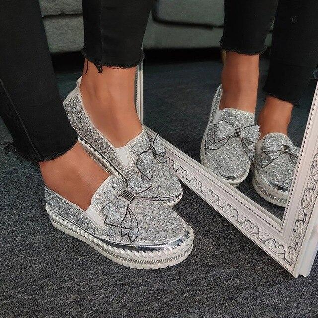 Mocassins à Strass pour Femmes