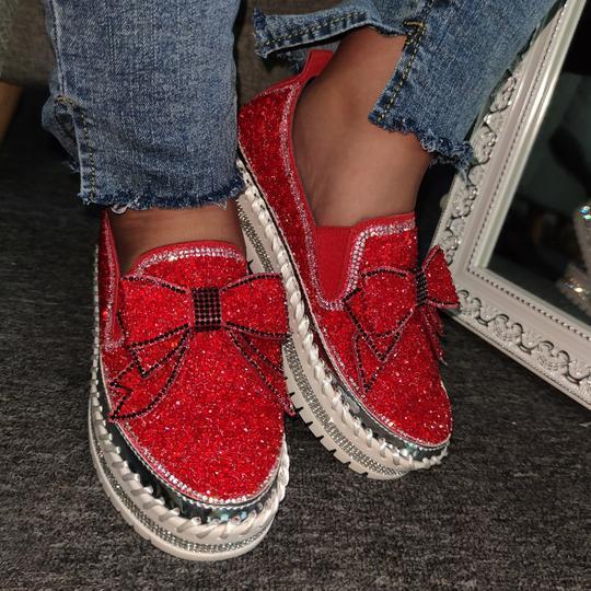 Mocassins à Strass pour Femmes