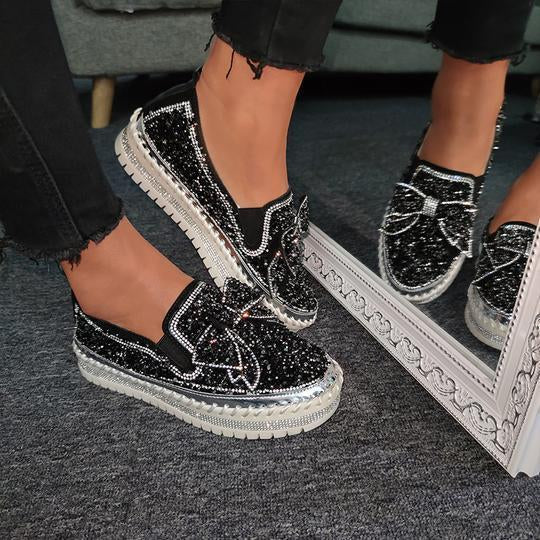 Mocassins à Strass pour Femmes