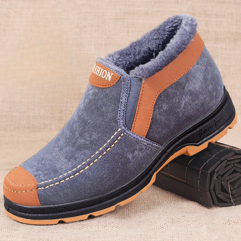 Chaussures d'hiver en coton pour hommes