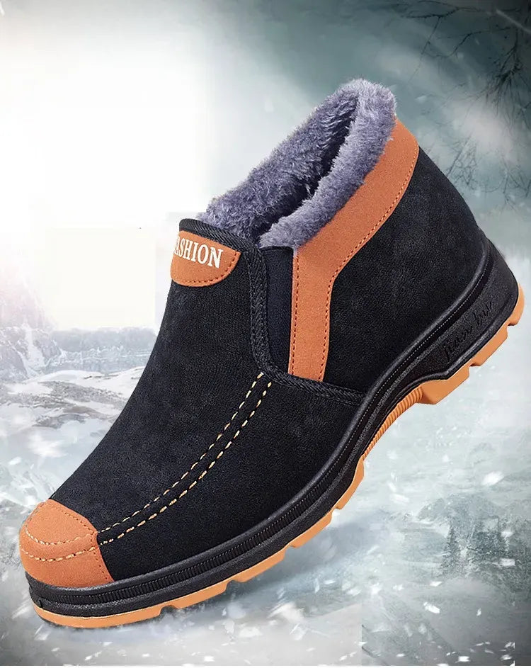 Chaussures d'hiver en coton pour hommes